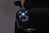 Porsche 911 24 volt GT3 ride on car metallic black with MP4