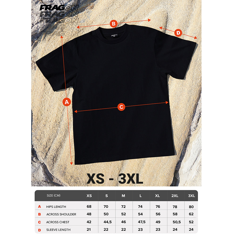 FragON basic T-shirt, black, L