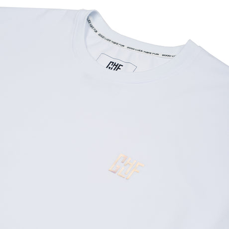 FragON - Holografic Logo Oversize T-shirt White, S/M