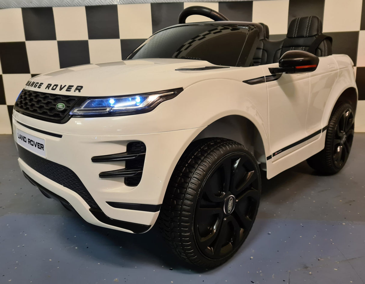 Electric children's car Range Rover Evoque with 4 engines white