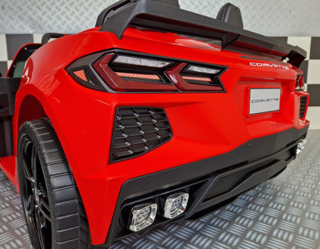 Corvette C8 electric children's car 12 volts 2 persons