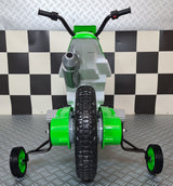 Children's dirt bike 12 volt green