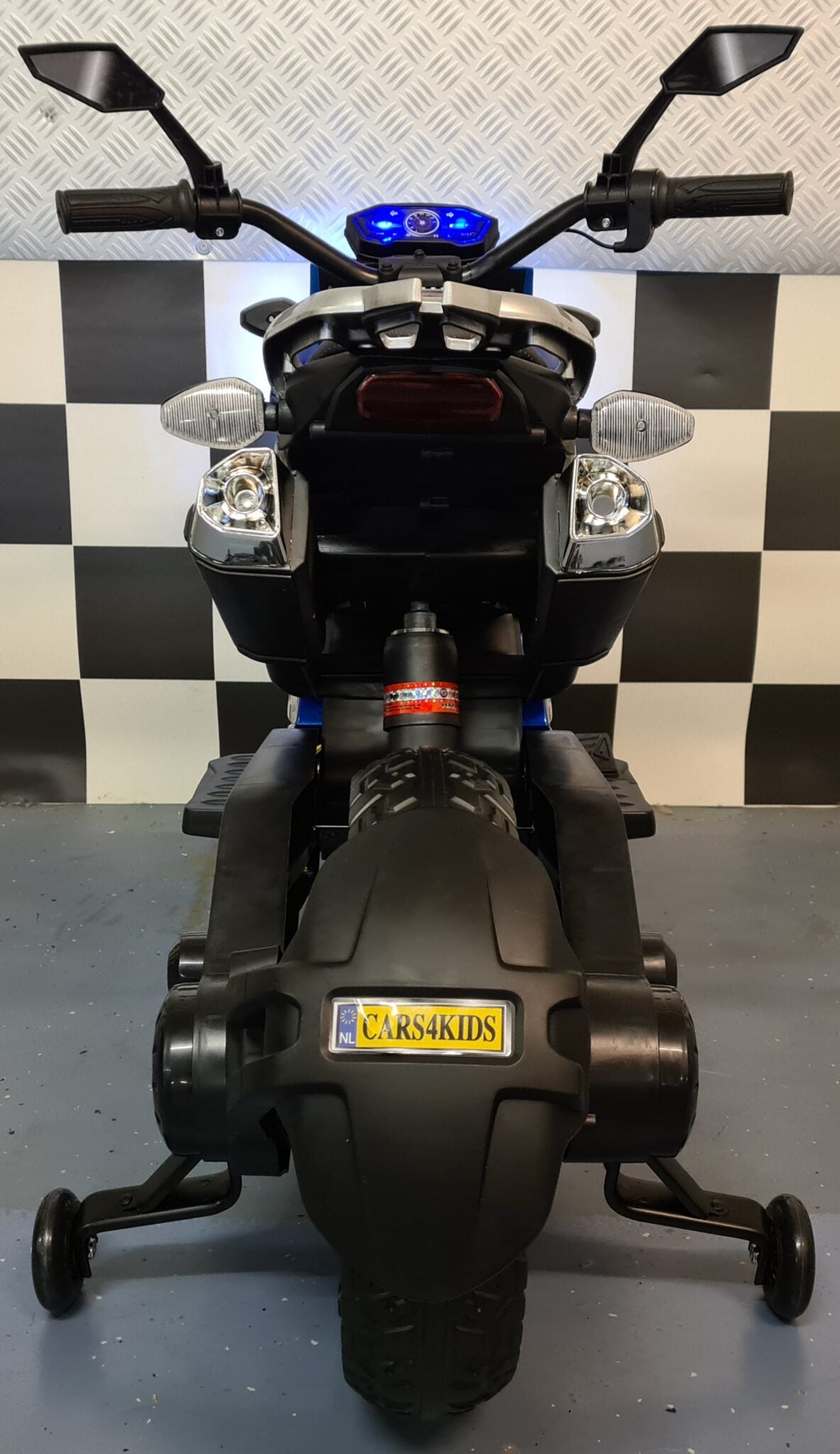 Børnemotorcykel Grom Superbike 12 volt metallic blå