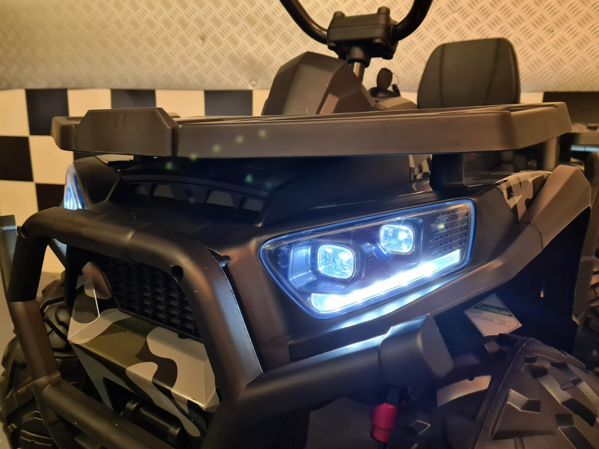 Electric quad Desert 12 volt camo green