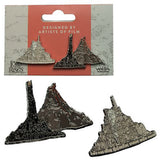 Weta Workshop The Lord of the Rings - Minas Tirith &amp; Mount Doom Pin Set of 2