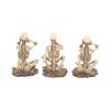 See No, Hear No, Speak No Three Wise Skeletons Figurines