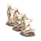 See No, Hear No, Speak No Three Wise Skeletons Figurines