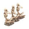 See No, Hear No, Speak No Three Wise Skeletons Figurines