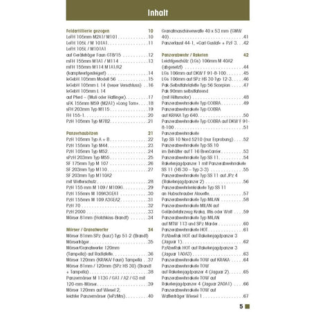 Artillerie-, Panzer- und Luftabwehrsysteme der Bundeswehr seit 1956