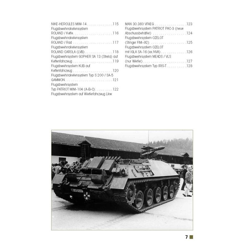 Artillerie-, Panzer- und Luftabwehrsysteme der Bundeswehr seit 1956