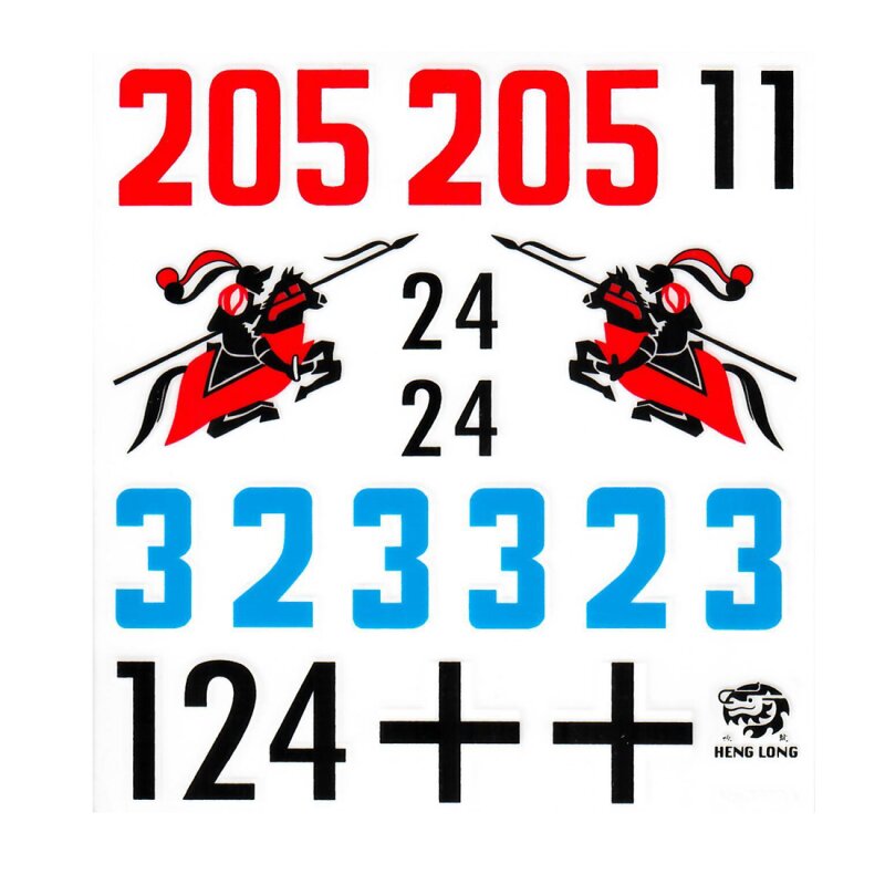 Decals Tank King Tiger