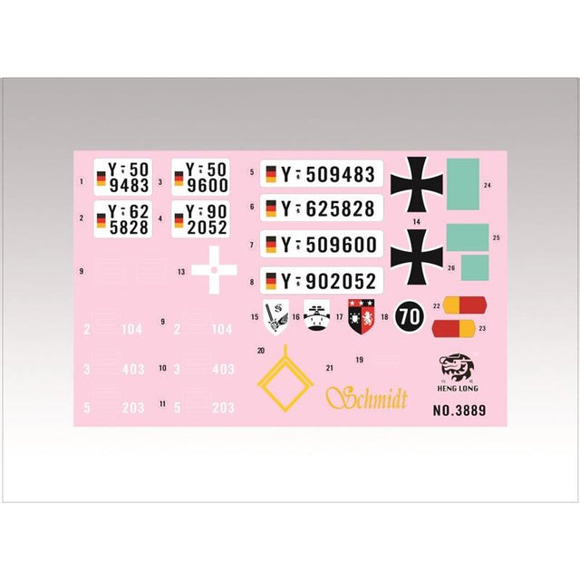Decals Leopard 2A6