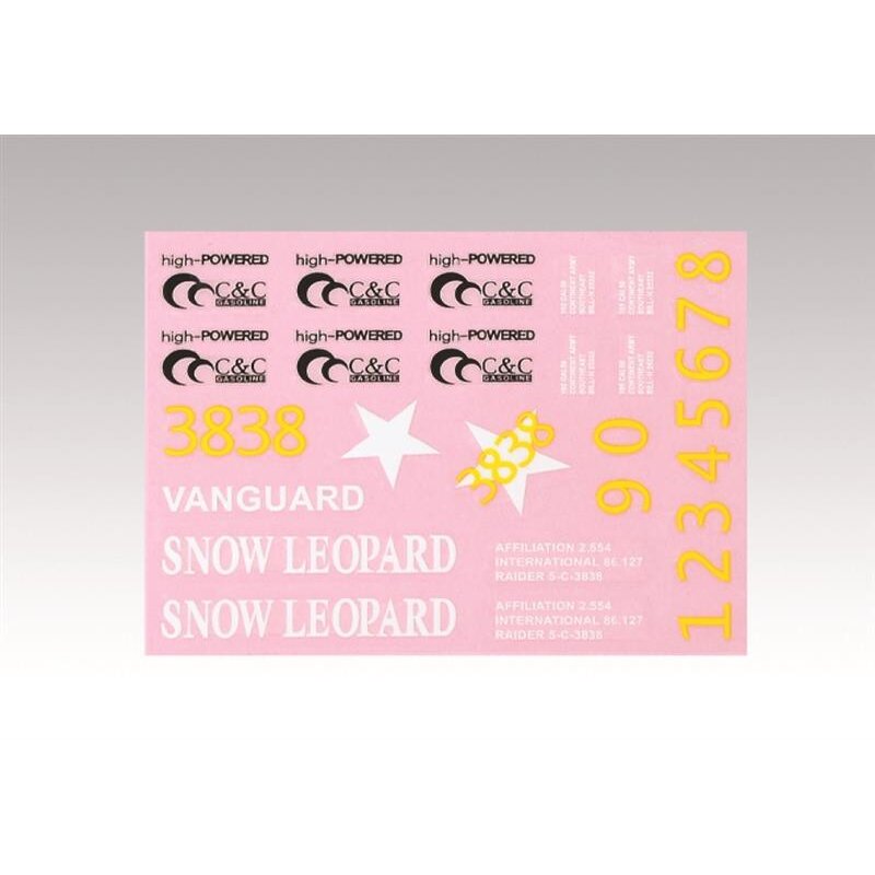 Decals M26 Pershing Snow Leopard