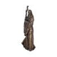 Bronze Wizard Merlin Figurine Arthurian Magic Sorcerer Ornament