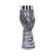 Medieval Knight Gauntlet Wine Goblet Hand Painted