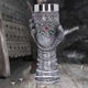 Medieval Knight Gauntlet Wine Goblet Hand Painted
