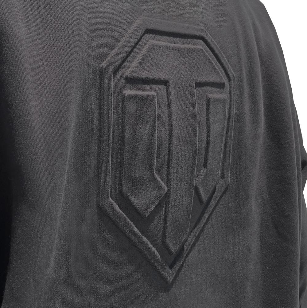 World of Tanks Hoodie with embossing grey, XL