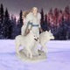 Anne Stokes Winter Guardians Wolf Companion Figurine