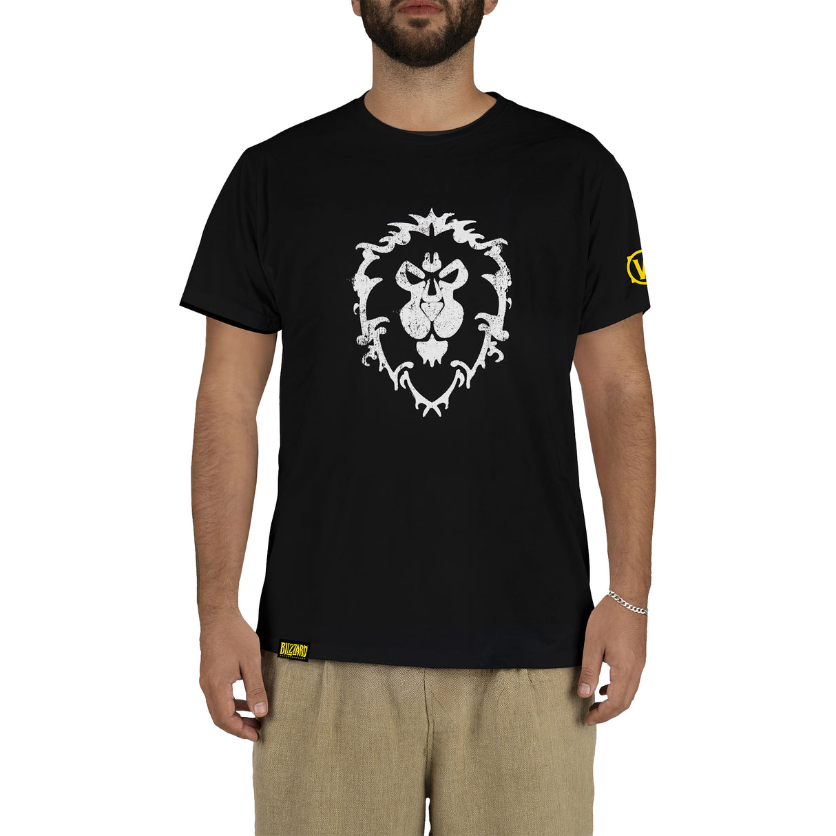 World of Warcraft Alliance Classic t-shirt, color: black, size: L