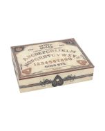 Embossed Journal Black and White Spirit Board 17cm