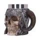 Viking Skull Helmet Tankard Historical Mug