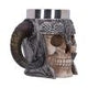 Viking Skull Helmet Tankard Historical Mug