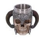 Viking Skull Helmet Tankard Historical Mug