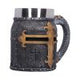 Crusader Medieval Knight Chainmail Tankard Historical Helmet Mug