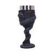 Black Chinese Dragon Coil Goblet Wine Glass