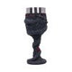 Black Chinese Dragon Coil Goblet Wine Glass