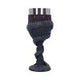 Black Chinese Dragon Coil Goblet Wine Glass