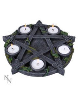 Ivy Covered Wiccan Pentagram Tarot Trinket Box