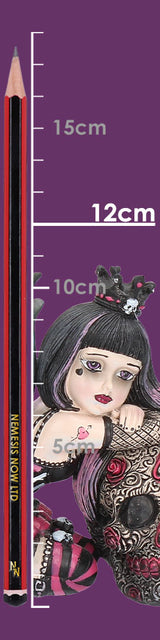 Little Shadows Lolita Figurine Gothic Fairy and Sugar Skull Ornament