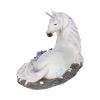 Jewelled Tranquillity Figurine White Unicorn and Crystal Ornament