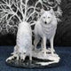 Warriors of Winter Wolf Figurine by Lisa Parker Snowy Wolf Ornament