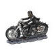 Hell on the Highway Skeleton Motorbike Ornament Figurine by James Ryman