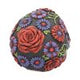 Sugar Blooms Skull Ornament 18cm