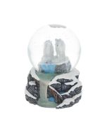 Lisa Parker Guardian of the North Wolf Snowglobe