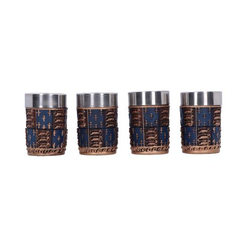 Nemesis Now Medieval Edwardian Set of 4 Shot Glasses
