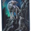 Nemesis Now Lisa Parker Guidance Wolf Pup Embossed Purse Turquoise 18.5cm