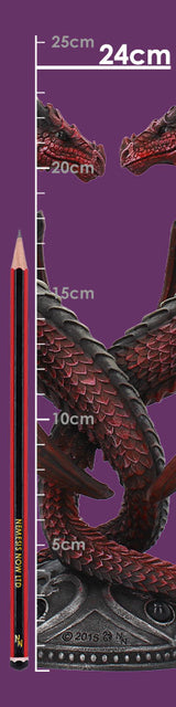 Dragon Heart Anne Stokes Valentine’s Edition romantic gothic candle holder