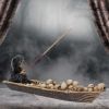 The Ferryman Grim Reaper River Styx Skeleton Incense Holder