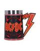AC/DC Logo Leather Lightning Chained Wallet Purse