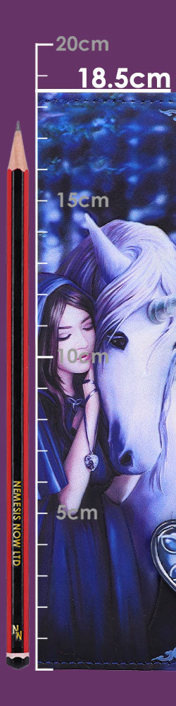 Anne Stokes Solace Embossed Purse Gothic Unicorn Wallet