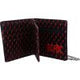 AC/DC Logo Leather Lightning Chained Wallet Purse