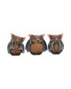 Three Wise Cutiecorns Ornament Cute Unicorn Figurine Set