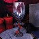 Carpe Noctem Dracula Vampire Bat Wine Glass