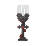 Carpe Noctem Dracula Vampire Bat Wine Glass