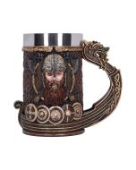 Bronze Drakkar Dragon Boat Viking Tankard