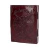 Lockable Red Leather Baphomet Embossed Journal